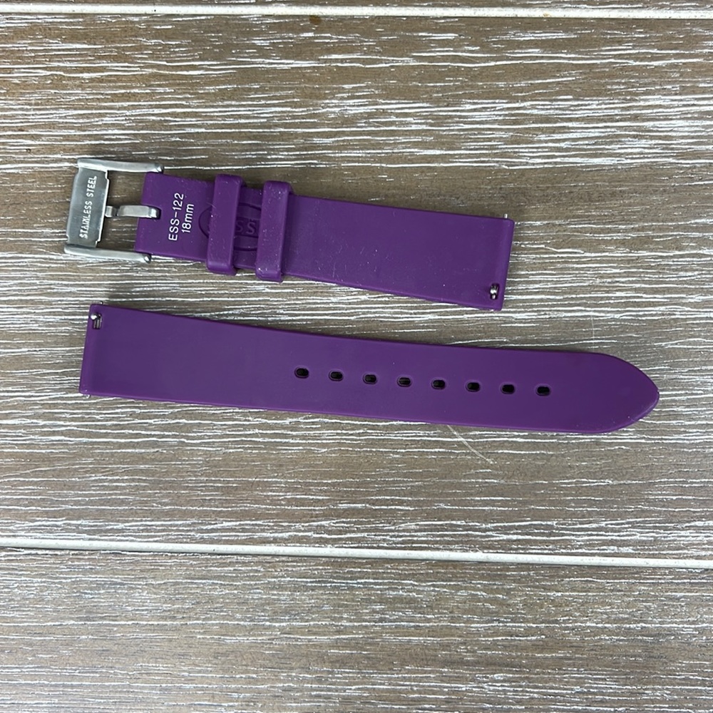 Fossil Silicone Watch Strap - 18mm - Picture 2 of 3